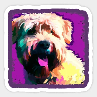 Soft Coated Wheaten Terrier Pop Art - Dog Lover Gifts Sticker